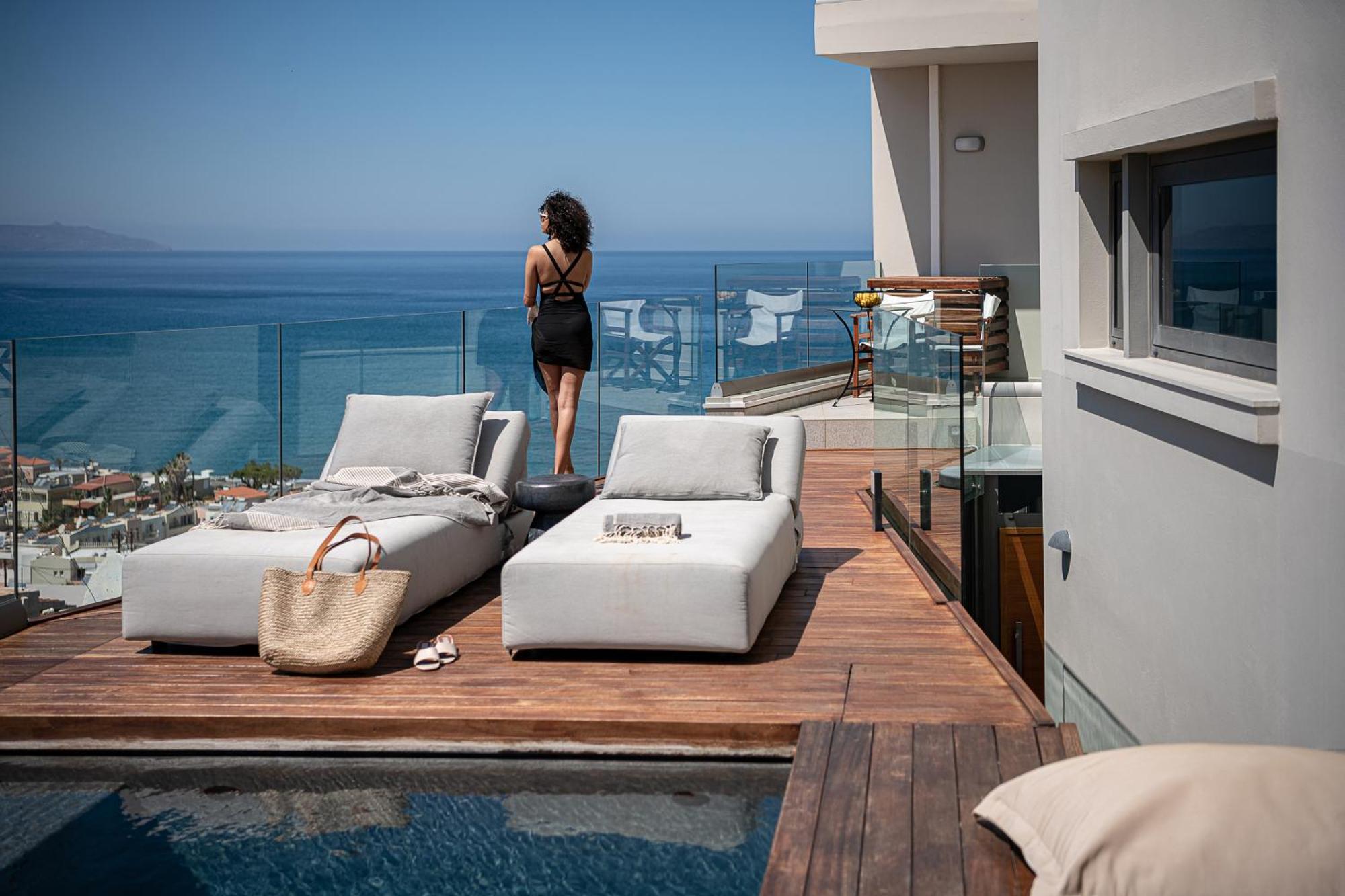 Alectrona Living Crete, Rocsea Luxury Apartment Platanés 外观 照片