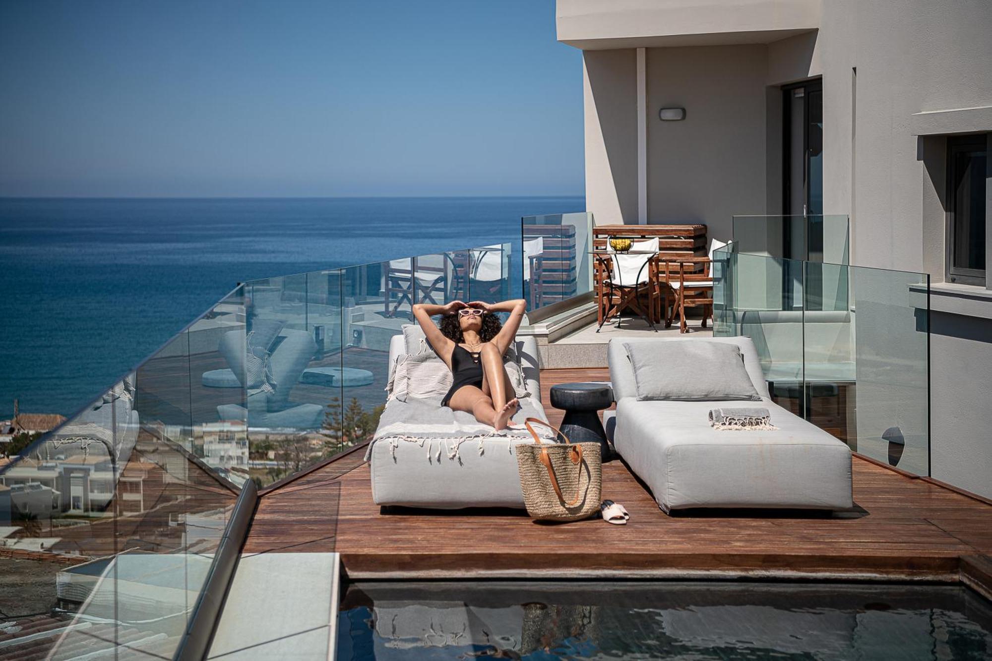 Alectrona Living Crete, Rocsea Luxury Apartment Platanés 外观 照片